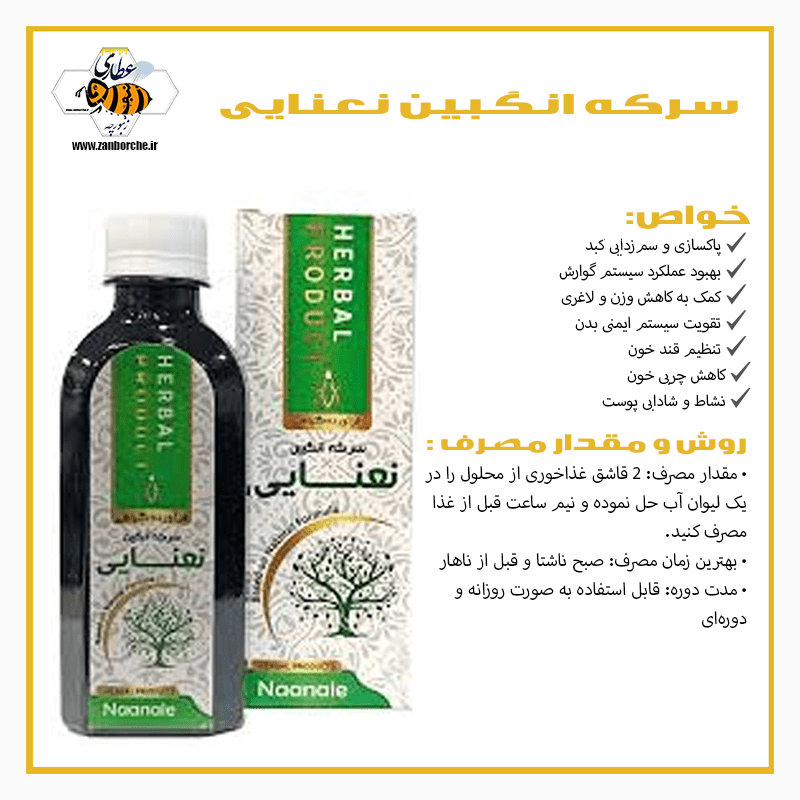 سرکه انگبین نعنایی